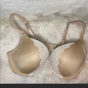 Cacique Lane Bryant Smooth Boost Plunge Lace Bra